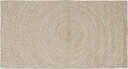  Områdetepper Naturlig og Hvit 100 x 200 cm Jute