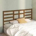 vidaXL Sengegavl honningbrun 186x4x104 cm heltre furu