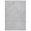 vidaXL Rug IZA kort luv skandinavisk utseende grå 160x230 cm
