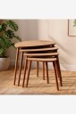 Hanah Home   Settbord 4 deler Nora   Brun