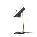 Louis Poulsen AJ Mini Bordlampe Brass/Black