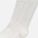 Cable Sock - Ecru