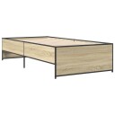 Sengeramme sonoma eik 75x190 cm konstruert tre og metall 8721012987784