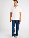 Lindbergh Open Collar Structure Rib Polo White XXL