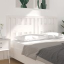 vidaXL Sengegavl hvit 141x4x100 cm heltre furu