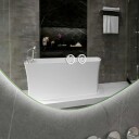 Baderomsspeil Lyfco med LED belysning 90x60 cm
