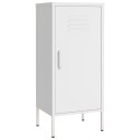 vidaXL Oppbevaringsskap hvit 42,5x35x101,5 cm stål