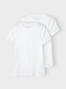 Name It T-Shirt Slim 2-Pack Hvit 146/152