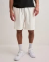 Les Deux Sully Towel Shorts Joggeshorts Hvit