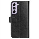 Samsung Galaxy S23 5G Lommebok-deksel med Stativ Svart