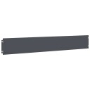 vidaXL Plenkanter 50 stk antrasitt 15x103 cm kaldvalset stål