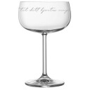 Lykketegning  Hjertes ving champagneglass