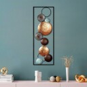 Dekorativt veggtilbehør i metall Wallxpert Meloni 32 x 90 x 4 cm  