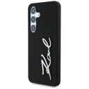 Karl Lagerfeld Mobildeksel til Samsung Galaxy S25 med Signaturlogo Sort