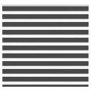  Sebragardin svart 160x150 cm stoff bredde 155,9 polyester
