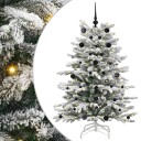  Kunstig sammensatt juletre Hvit 150 cm PE og PVC