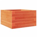 Hageplantekasse voksbrun 40x40x23 cm heltre furu