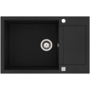 Lavabo Saturn 790 kjøkkenvask 78x50 cm sort