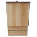 vidaXL Flaggermushus 4 stk 22x12x34 cm tre