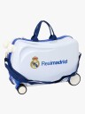 Real Madrid Ride On Koffert 25L, Hvit/Blå