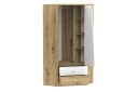 Nero Garderobe 87 cm - Natur/Hvit/Grå