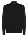 Tommy Hilfiger Essential Fleece 1/4 Zip - Black - XS
