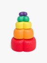 Cloudberry Castle Balansesteiner 5-Pakning Rainbow