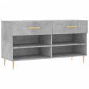 vidaXL Skobenk betonggr? 102x35x55 cm konstruert tre