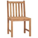 vidaXL Hagestoler 6 stk heltre teak