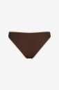 Neo Noir - Bikinitruse Jovita Solid Contrast Bikini Brief - Brun