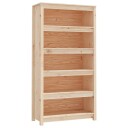 vidaXL Bokhylle 80x35x154 cm heltre furu