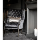 Churchtown lenestol velvet dark grey
