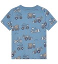 Minymo kortermet pyjamas sett til barn Blue Shadow