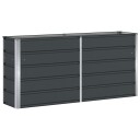 vidaXL Plantekassed Antrasitt 160 x 40 x 75 cm Stål