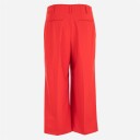 Ralph Lauren Stretch Faille Culotte Pant - Red