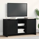  TV benk Svart 102 x 37.5 x 52.5 cm Konstruert tre