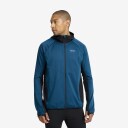 Revolutionrace Jakker Vindjakker Pace Hooded Wind Jacket Herre Blue Opal L