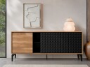 Lorvenn Skjenk 190x40 cm - Brun/Svart