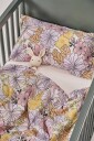 FIORI MINI dynetrekksett barneseng Rosa/multi 100X130