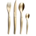 Northix Jet bestikksett 16 deler steinvask champagne