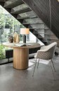 Gubi Moon Spisebord Rundt Ø120 H73 Solid Såpet Eik