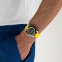Hamilton Herreklokke H82395332 Khaki Navy Scuba Sort/Gummi Ø40 mm