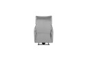 Recliner Pineto Grå, Fløyel/Metall/Tre - Grå, Fløyel/Metall/Tre