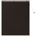 vidaXL Venetiansk persienne Mørk brun 125 x 160 cm 35 mm