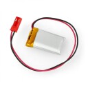 Li Pol celle 250mAh 1S 3,7V med JST BEC kontakt 30x17x6mm