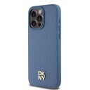 DKNY iPhone 15 Pro Max MagSafe Lærdeksel med Monogram - Blå