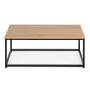 Selgro Stor salongbord brun bordplate metallramme ModernHome Brun