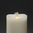 Konstsmide 1600-115 Vokslys krem, varmhvit, LED 7,6x11,4 cm, Belysning