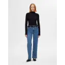 SELECTED FEMME Slfalice Hw Wide Long Wing Blu Jean Medium Blue Denim 30