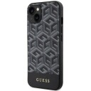 Guess Hardcase til iPhone 14 Plus 6,7" med MagSafe - Black GCube Stripes